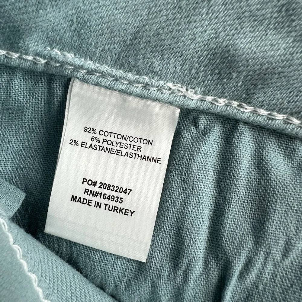 Frances Valentine Jeans Women's Size 6 Ace Wide Leg Stretch Denim in French Blue